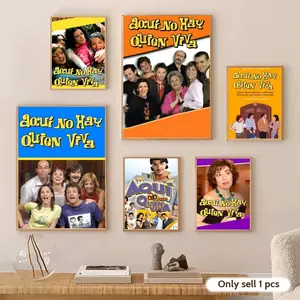 TV A-Aqui no hay quien viva Painting Calligraphy Gallery-Quality Canvas Wall Art Poster | Waterproof & Fade-Resistant | Minimalist Unframed Design | Living Room, Bedroom & Office Decor | Multiple Sizes | Holiday gifts