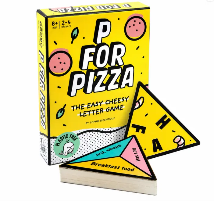 Big Potato P for Pizza Card Game, Fast-Paced Party Board Game for Kids & Adults