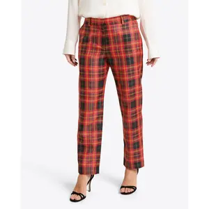 Woven Pants in Caroline Shimmer Plaid