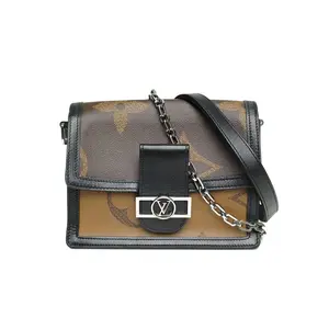 Pre-owned Louis Vuitton leather Tote Bags Dauphine (Dauphin) Medium Size 25 Multi color PVC 2019