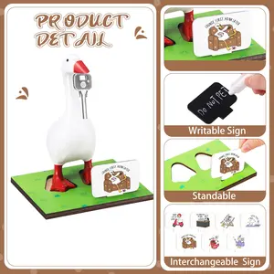 Resin Goose Key Holder Statue