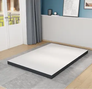 BestOffice 3/4 inch Folding Mattress Tri Fold Memory Foam Mattress Topper Portable Foldable Mattress Topper with Washable Cover Non-Slip Bottom for Camping, Guest, Floor RV, CertiPUR-US Certified