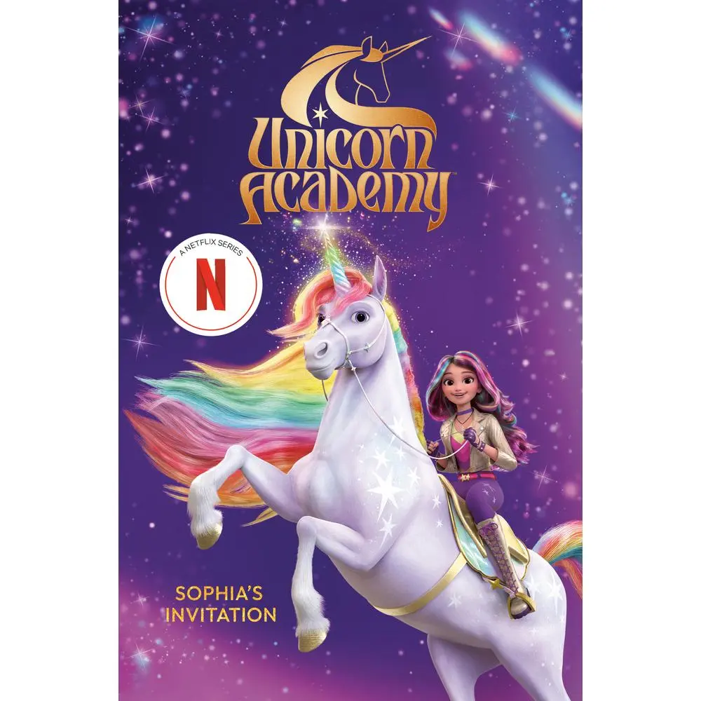 Used Hardcover Novel - Unicorn Academy: Sophia's Invitation by Random House, English Kid Books for Girls, Fantasy Magical Story, Cover Art