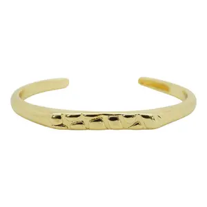Hazel Geometric Cuff - Gold-Tone Geometric Design Cuff Bracelet for Hazel Accessories