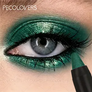 1pc Metal Eyeshadow Stick, Waterproof and Sweat-Proof, Matte & Shimmer Finish, Rotating Design, Smoky Eye Makeup, Multiple Colors