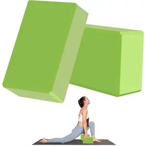 9"x6"x3" Yoga Blocks, Soft Non-Slip Surface Premium Foam Blocks, Supportive, Lightweight, Odor Resistant, Yoga Accessories for Pilates Meditation General Fitness Stretching Toning
