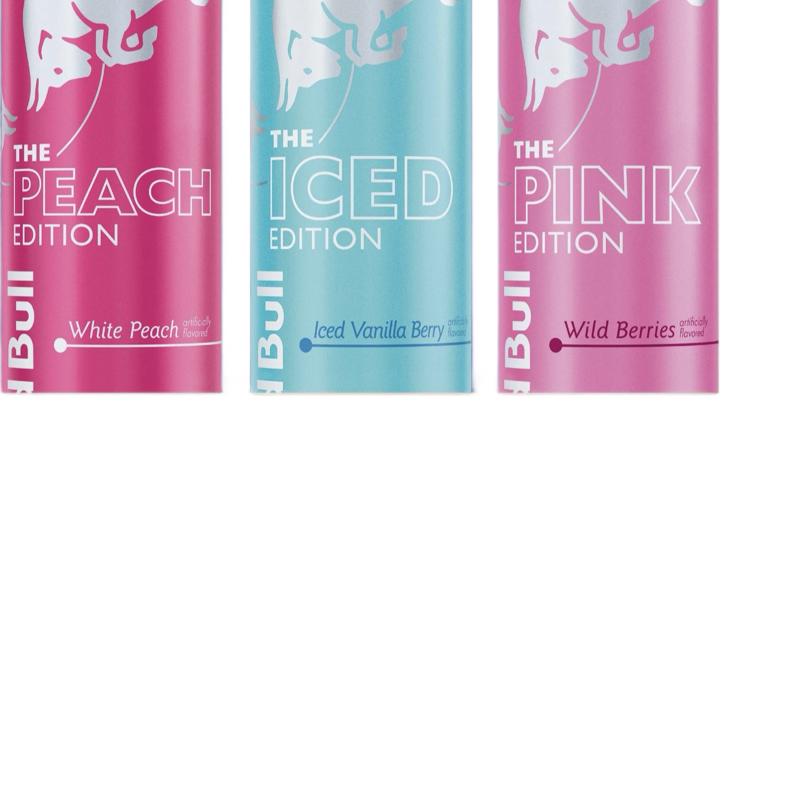 Red Bull Energy Drink Variety Pack Peach Iced Vanilla Berry Pink 12 Pack 8 4 Fl Oz Cans