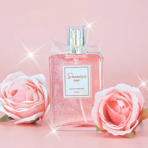 Women's Midnight Rose Perfume - Single Bottle Beauty Products, Valentine's Day Gift, Long-Lasting Fresh Floral Scent, Red Lover Red Bottle, Elegant Packaging