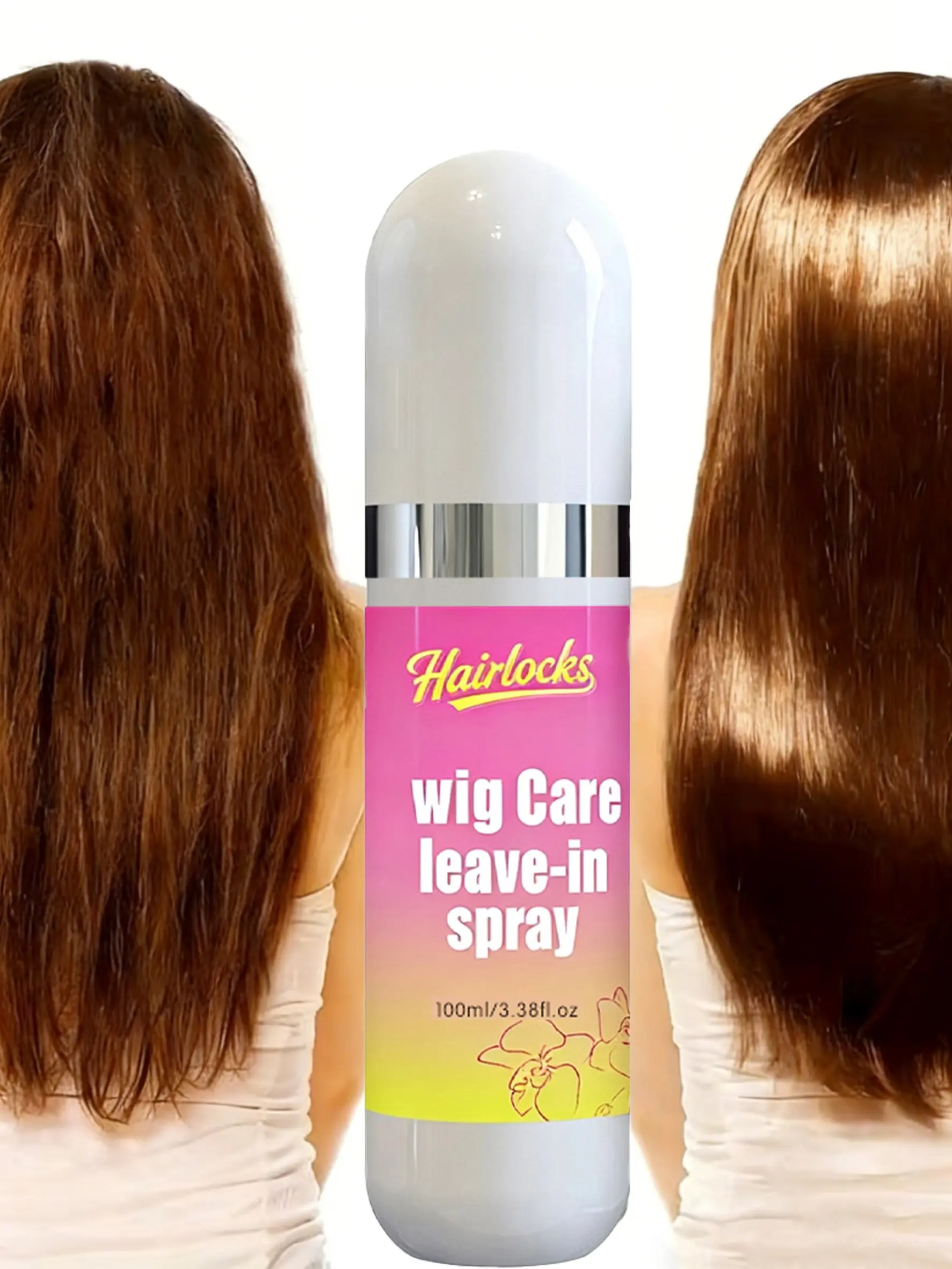 Synthetic Wig Leave-in Conditioner Spray,Professional Wig Care Solution, Haircare, Detangle Spray, Moisturizes & Replenishes Synthetic Wigs, Easy Combing, Smooth, Hair Products