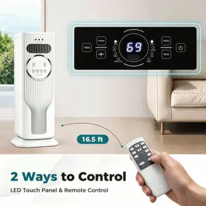 2026 Zero Queen Portable Air Conditioner 12000BTU Ultra Quiet Fast Cooling Mobile AC, Smart 24H Timing Air Cooler Fan, Energy Efficient Household Cooling Appliance, Suitable for Bedroom Office Dorm Living Room Indoor Summer Comfort Cooling Usage All Day