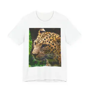 Leopard Portrait T-Shirt | Big Cat Wildlife Photography Tee