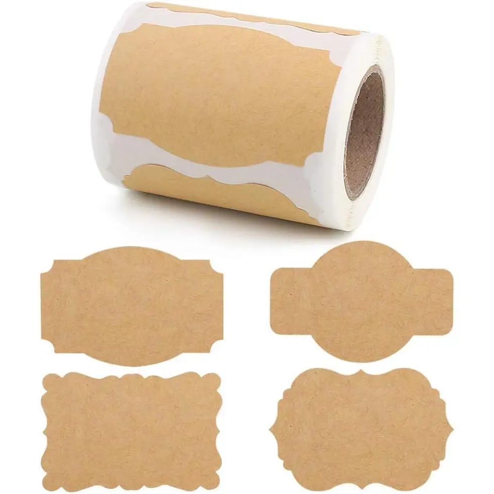 200 count Label Stickers, Writable Tag Stickers, 3x2 Inch Canning ...