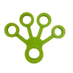 1Pc Finger Grip Silicone Ring Exerciser Antistress Resistance Band Fitness Stretcher 3 Levels Finger Sensory NONE