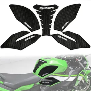 5PCS Motorcycle Fuel Tank Pad Sticker Protector Anti Slip Tank Grip Sticker Compatible with Ninja ZX 6R ZX-6R ZX636 2013-2024 2025 2026 ZX6R Accessories Side Decals Stickers