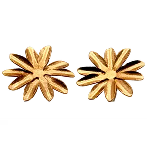 Small Passiflora Flower Earrings