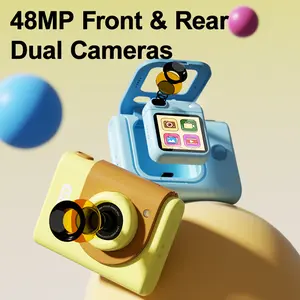 MYVIA 3-in-1 Kids Camera for Boys and Girls Ages 3–12, Wear as a Camera Watch, Use as Action Cam or Handheld Digital Camera, 1080P HD Video with Selfie, 32GB SD Card Included, Perfect Gift for Kids