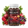 Edible Beet Root Chewable Edible Vitamin Supplement - Natural, CoQ10, Grape Seed, Vitamin C, B12, B3 - Blood Flow Supplements, Circulation & Heart Health Support - 60 Pieces