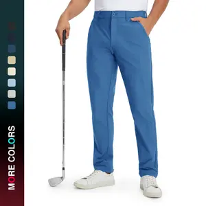 MAELREG Men’s Golf Dress Pants Stretch Quick-Dry 30"/32"/34" Lightweight Water-Resistant Work Casual Trousers Fashion Fit