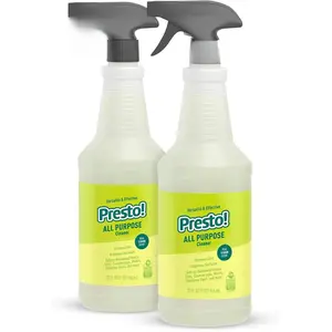 Amazon Brand – Presto! All Purpose Cleaner, Lemon Scent, 32 fl oz, Pack of 2