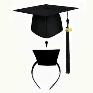 graduation cap headband, a secure anti-fall hairband suitable for graduation caps, ideal for graduates