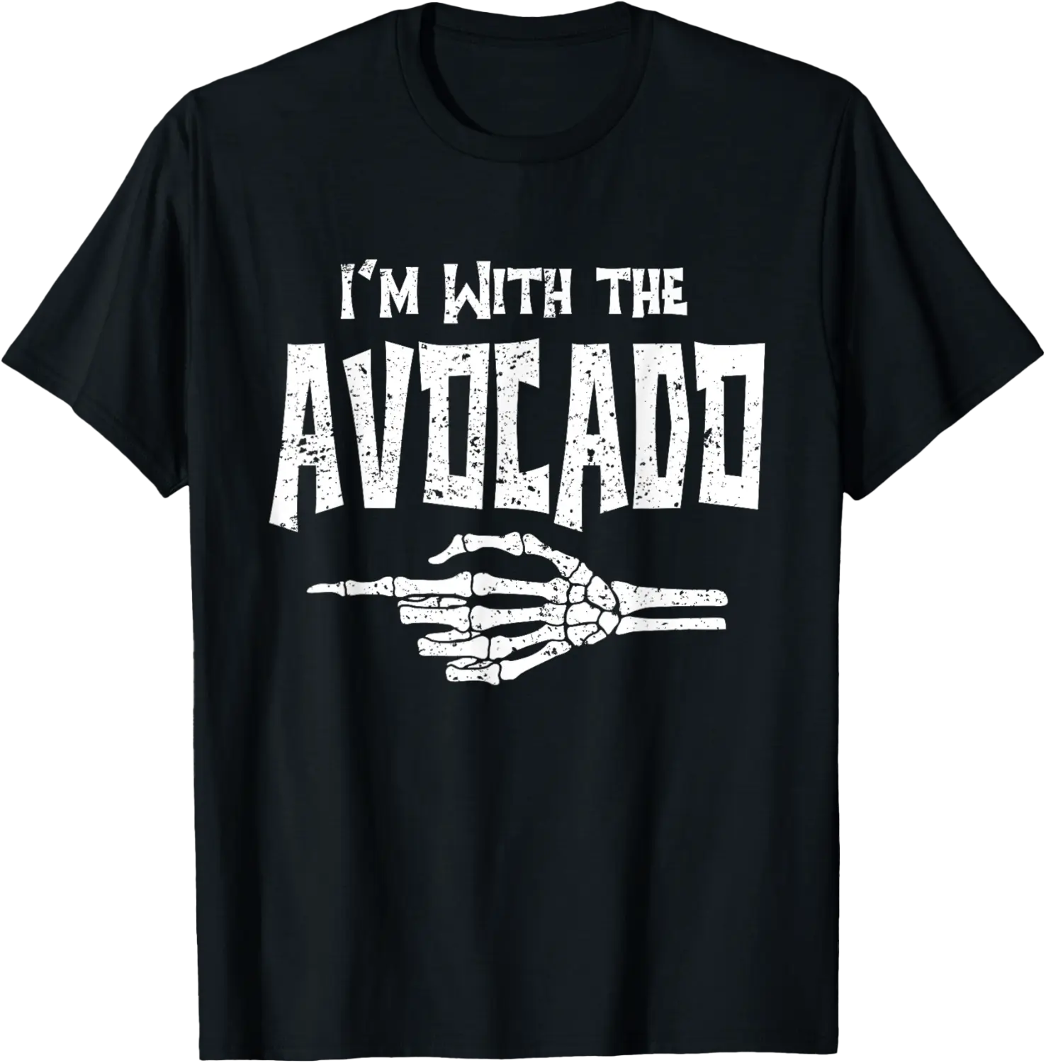 I'm With Avocado Matching Couple Easy Costume Halloween T-Shirt - Jessicabal Shop 71B0CKYCCWRK