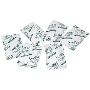 SMELLRID Reusable Activated Charcoal Smell Absorbent [20 Pack] - Small 25g (2.6" x 3.7") Pack Treats 12 Sq. Ft.- Premium Natural Odor Remover Packs for Small Spaces & Items