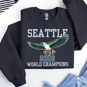 [Football Fan T-shirt- Sales upto 40%]  Seahawk Retro Football Fan Seattle Mascot Sweatshirt T-Shirt Seattle Seahawk Football Crewneck Seahawk Fan Gift