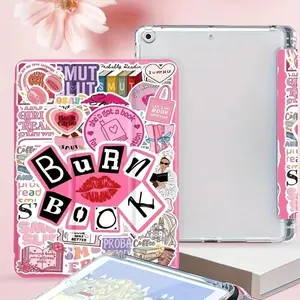 Personalized Collage Pattern Tri-Fold Flip Case with Pen Slot & Stand, Shockproof Lightweight Premium Protection Smart Cover for iPad 10/11th Gen/10.2"/Pro 11" & Galaxy Tab S9 FE+ 12.4" Series