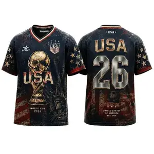American Flag Graphic Football Shirt, American Soccer Supporter Jersey, Retro American Fan Tee, Patriotic Football Streetwear Jersey, Vintage American Soccer Graphic Shirt, WC 2026 Supporter Jersey, American Pride Soccer Fan Jersey