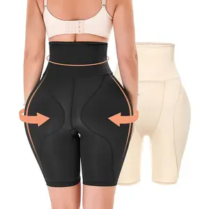 Women's High Waist Shapewear Trousers Elastic Solid Colour Panties Breathable Bottoms