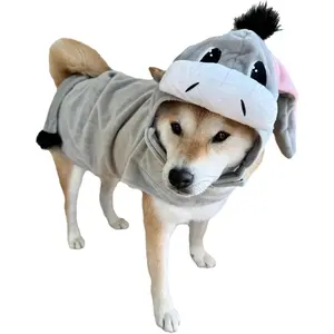 ComfyCamper Donkey Costume for Dogs - Small Medium Large XLarge XXL Cosplay Halloween Costumes Christmas, XL
