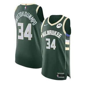 Nike Giannis Antetokounmpo 2020 Icon Authentic Milwaukee Bucks Jersey