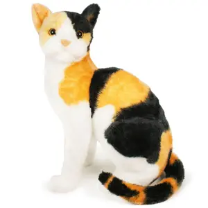 Catalina The Calico Cat | 14 Inch Stuffed Animal Plush | By TigerHart Toys