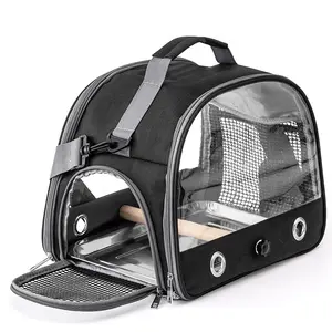 Parrot Portable Carrier Bag Foldable Pet Bag for Hamsters Rabbits Small Pets Outdoor Cage