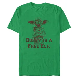 Men's Harry Potter Dobby is a Free Elf T-Shirt