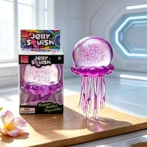 NeeDoh Nice Cube Super Solid Squish Schylling Viral Squishy, Dumplings Sensory Squeeze Toy for Stress Relief