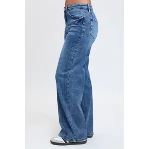 Luxe Bella Wide Leg Jeans MEDIUM WASH