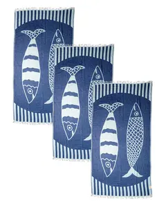 Sardine Beach Towel Set of 3