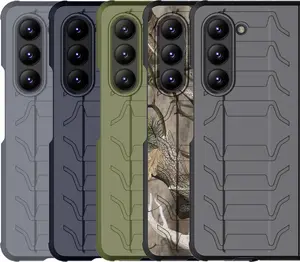 Case for Galaxy Z Fold 5 5G, Nakedcellphone Special Ops Tactical Rugged Protector Cover [Anti-Fingerprint] for Samsung Z Fold5 Phone (SM-F946U, 2023)