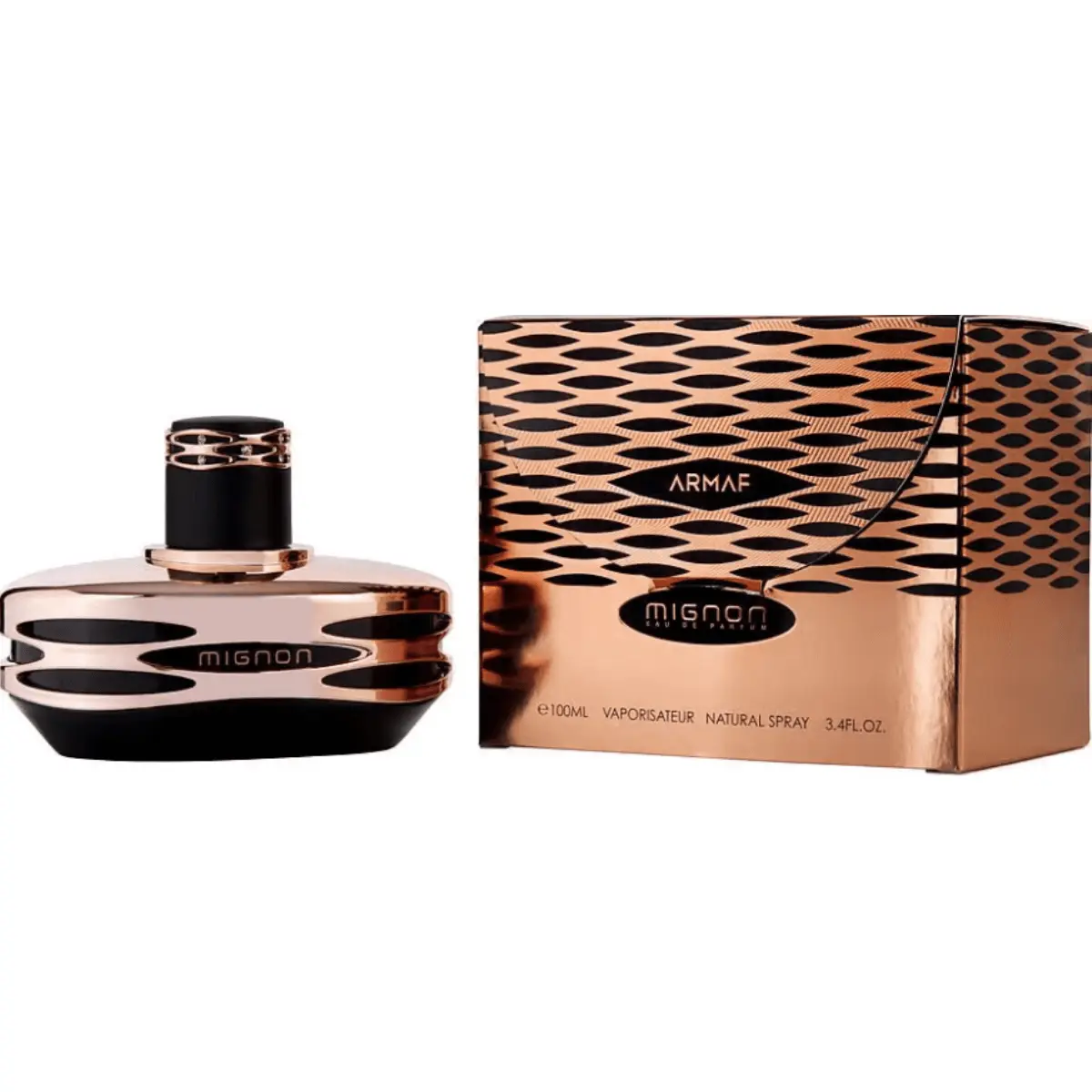 Armaf Mignon Black EDP Women's Fragrance - 3.4 fl oz New Boxed, Long-Lasting Flowers, Juicy, Elegant Floral Fruity Scent with Lemon, Peach, Musk & Vanilla Notes, Flowers Women's Fragrance, Juicy Women's Fragrance
