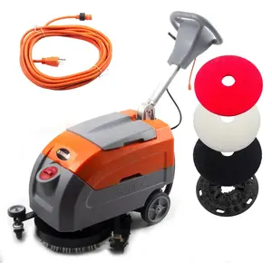 RT35AC Electric Walk-Behind Floor Scrubber, 17" Brush, 19,000 sq ft/hr Efficiency Commercial Floor Cleaning Machine for Hard Floors