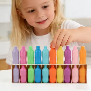 Children's mini colorful guessing bottle matching toy - Interactive Memory Development Parent-Child Game - Durable Board Game for Boys Girls - Perfect Birthday Festival Gift