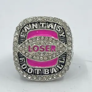 Fantasy Football Loser Championship Trophy Ring Last Place Award for League