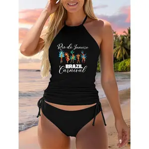 Rio Carnival Rio de Janeiro Celebration in Brazil Two Piece Swimsuit