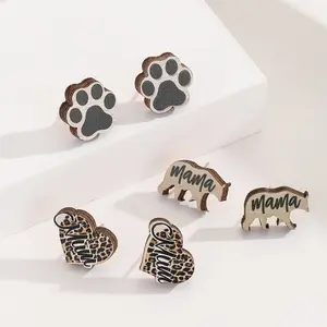 Womens Mama Themed Earring Set Perfect Mothers Day Gift Sweet And Versatile