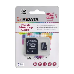 RiData 32GB MicroSD Memory Card with Adapter