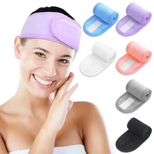Hairband, Spa Headband Hair Wrap - 6Pcs Colorful, Soft and Skin-Friendly Material, One Size Fits Most, for Face Wash, Makeup, Shower, Spa Business