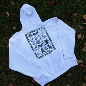 Halloween Hoodie in Gray