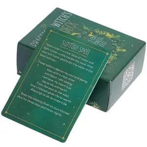 Witchcraft Spell Cards for Beginners, Mystical Fortune Board Game, Ideal Christmas Gift, 100 Sheets, Perfect Spiritual Practice & Meditation Aid, Engaging Spiritual Practices, Beginner Friendly