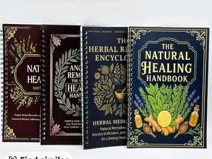 Natural Healing Guide Set Herbal Recipes & Daily Care 4 Books Collection for Ancestral Wisdom Modern Healing
